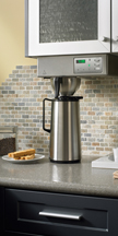 Electronic coffee brewers and servers for that perfect hot cup of joe